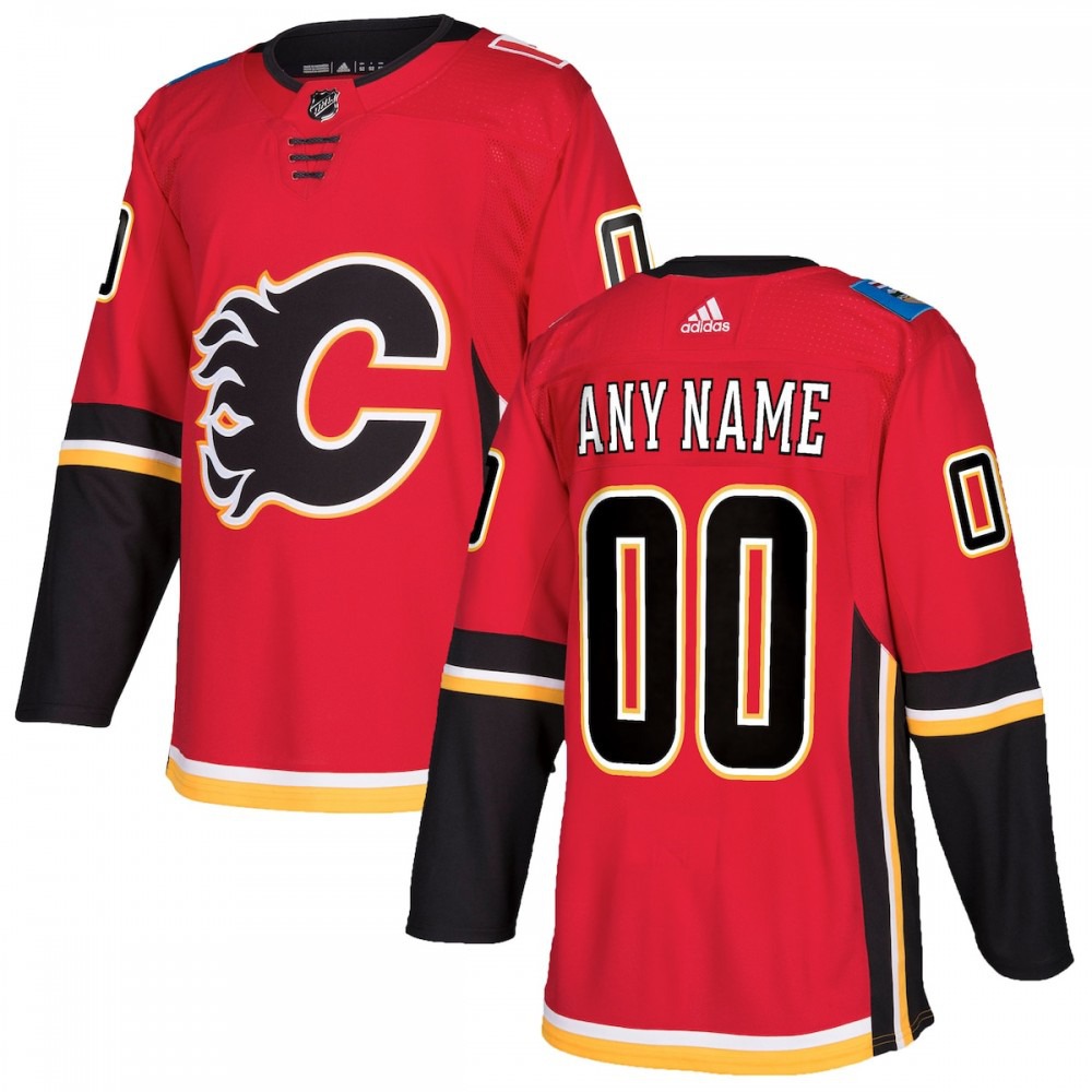 Calgary Flames adidas Authentic Custom Jersey - Red-Pro Kit Vault | Brand New 26/27 Sports Jerseys